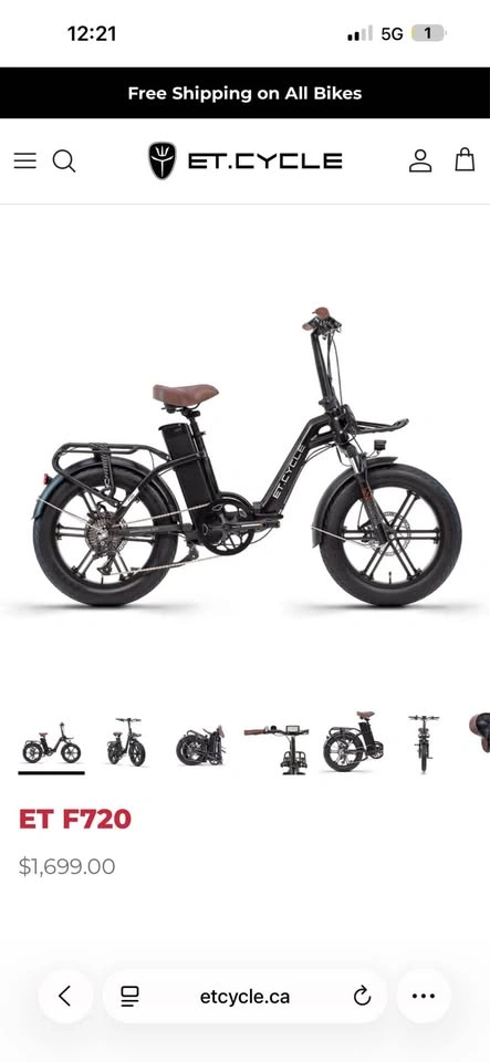 ET.Cycle F720 Folding Electric Bike - photo 2