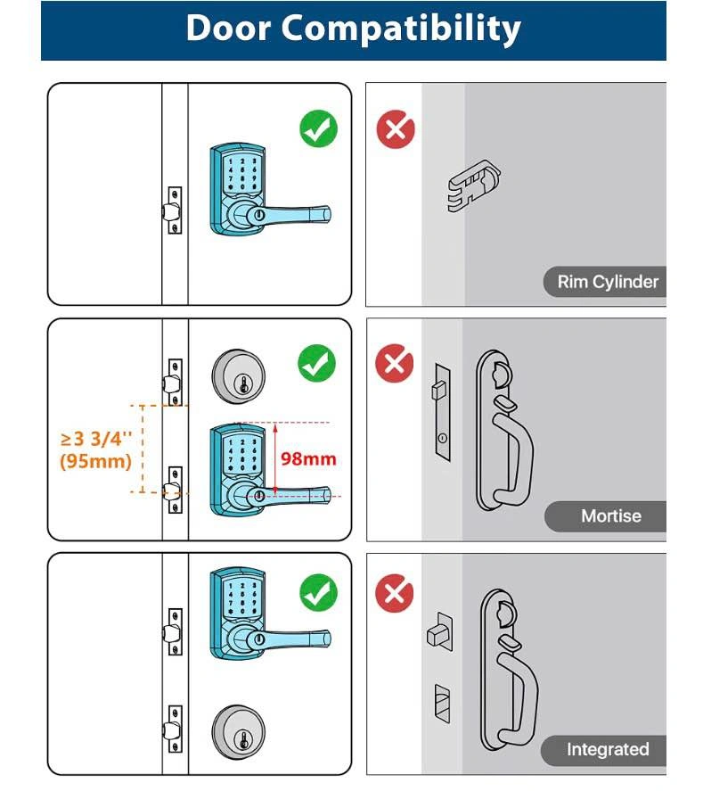 HIDALIFE Keyless Entry Door Lock - photo 3