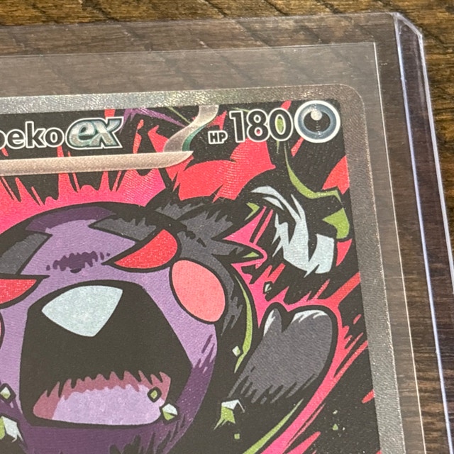English Morpeko EX 117/084 SIR Pokemon Pitch Black ME05 NM MINT - photo 3