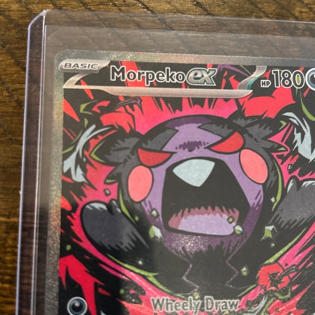 English Morpeko EX 117/084 SIR Pokemon Pitch Black ME05 NM MINT - photo 4