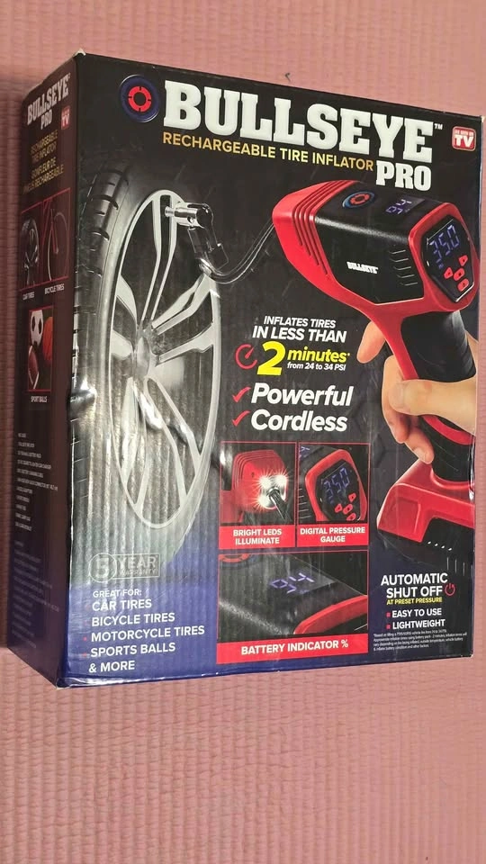 Tire Inflator - Bullseye Pro Rechargeable - photo 2