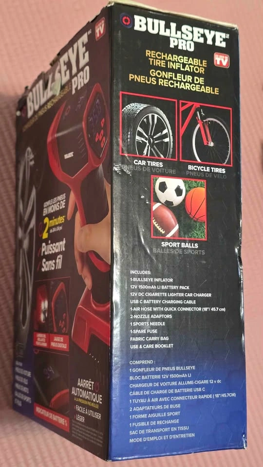 Tire Inflator - Bullseye Pro Rechargeable - photo 3