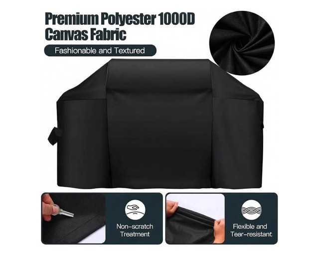 Brand New Black & Decker Heavy Duty 52-inch Grill Cover - photo 4