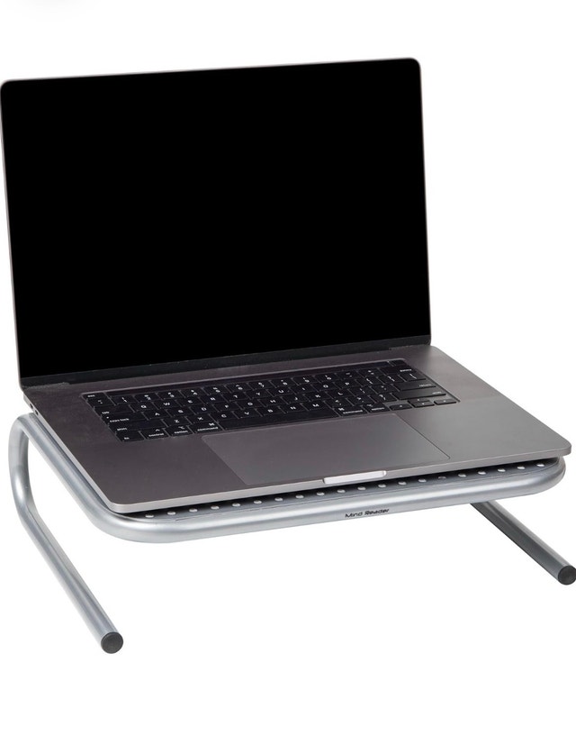Sturdy Monitor Stand Ventilated Laptop Riser Desktop Organizer - photo 2