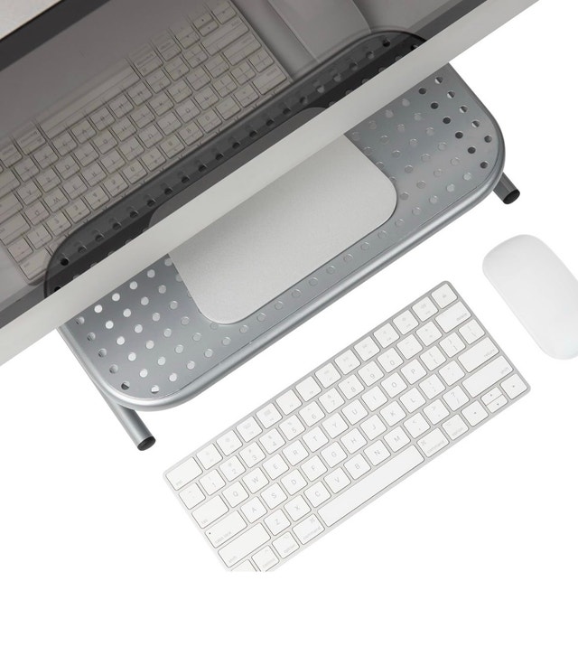 Sturdy Monitor Stand Ventilated Laptop Riser Desktop Organizer - photo 4