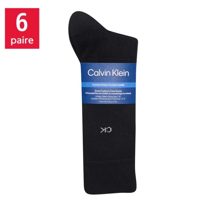 Brand New Calvin Klein Luxury Comfort Dress Socks - 6 Pairs - photo 2