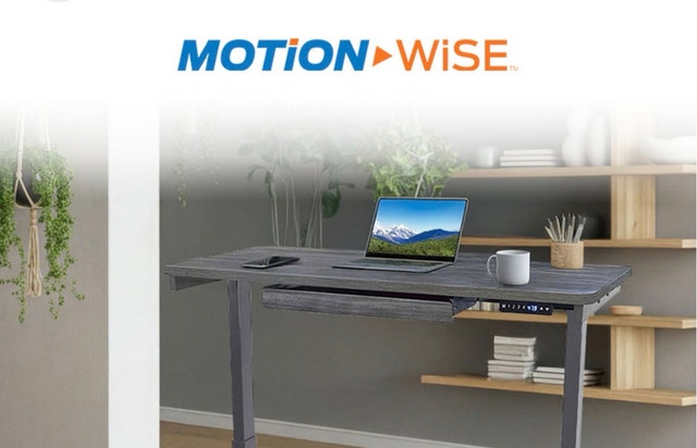 Brand New Motionwise Electric Height Adjustable Sit Stand Desk