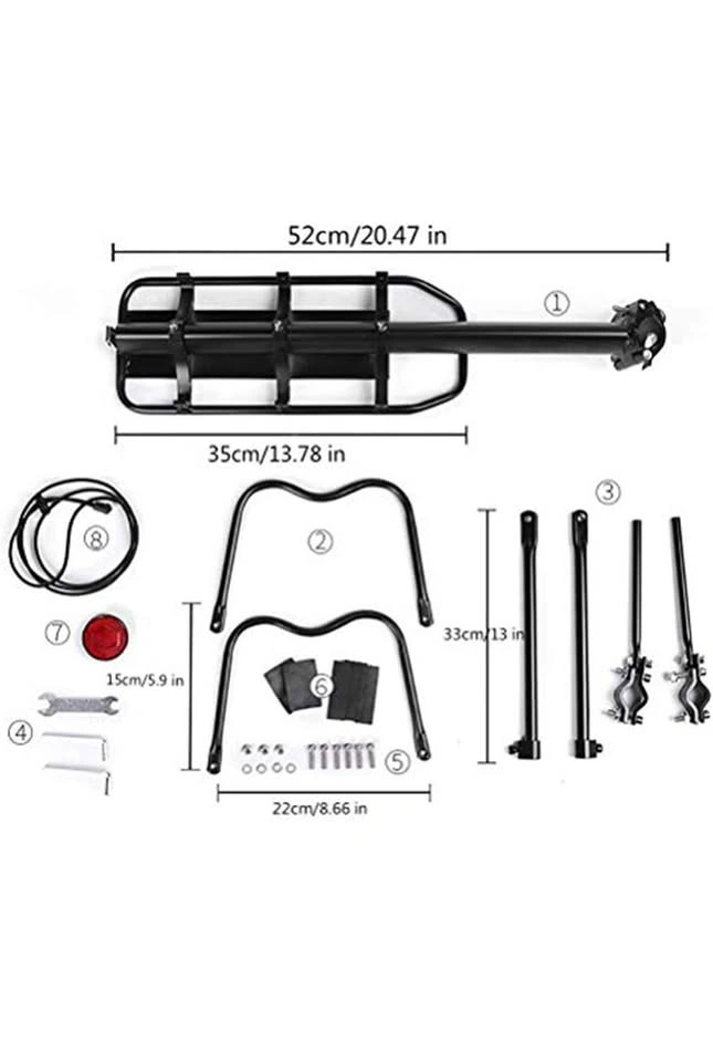 Adjustable Rear Bike Rack - photo 2