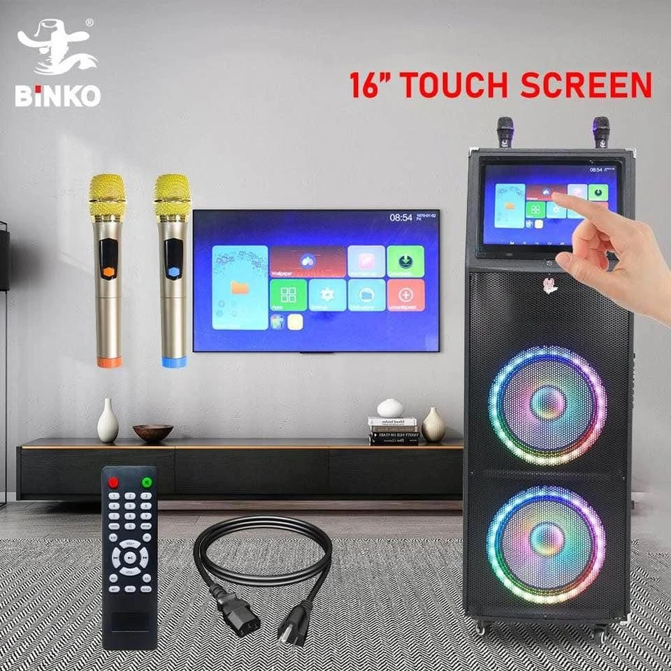 Very Powerful Touch Screen Speaker with 2 Wireless Mics - photo 4