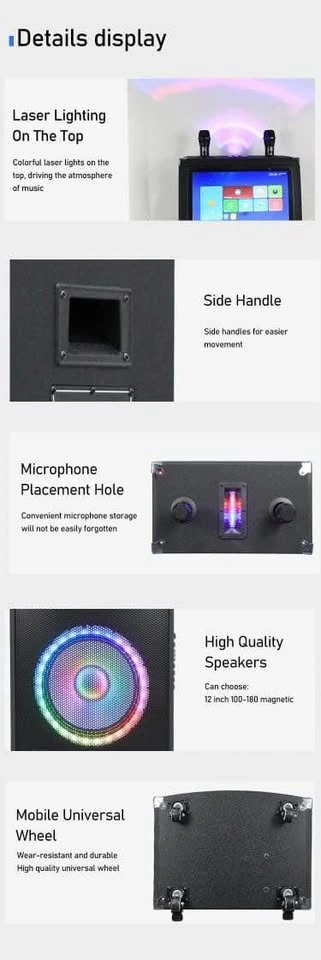 Very Powerful Touch Screen Speaker with 2 Wireless Mics - photo 5