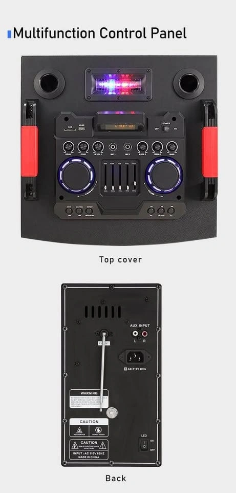 Bass & Karaoke Speaker - Professional Portable Sound System - photo 4