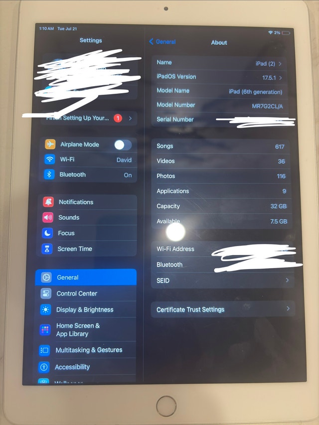 Apple iPad 6th Generation