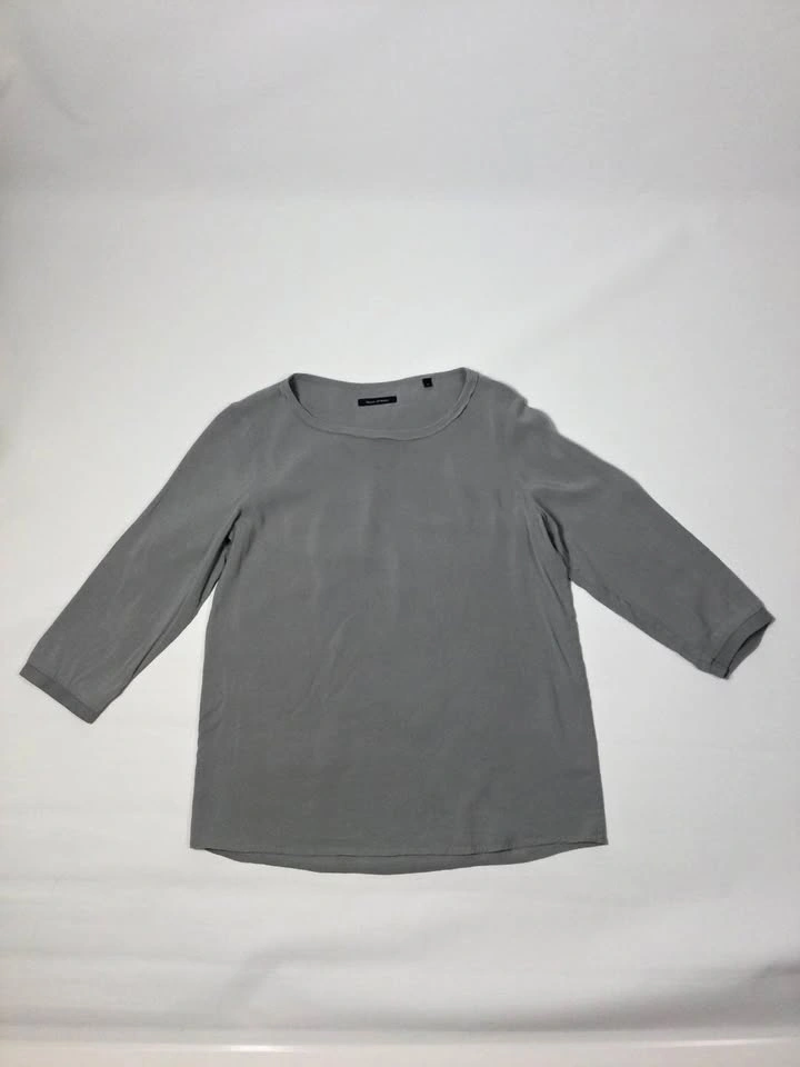 Marc O'Polo Elegant Grey 3/4 Sleeve Blouse Top T shirt, Medium