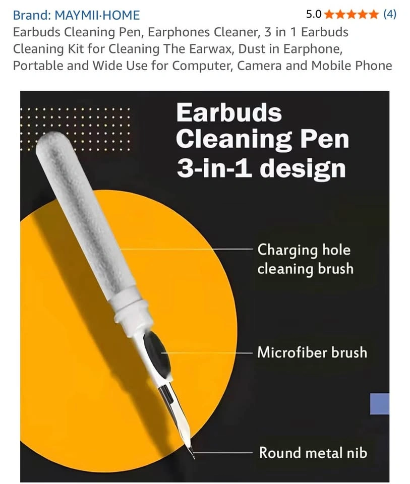 Airpods / Earbuds Multipurpose Cleaning Pen - photo 4