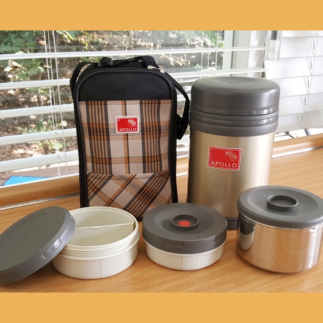 Apollo Vacuum Insulated Thermal Lunch Box Set (1600ml)