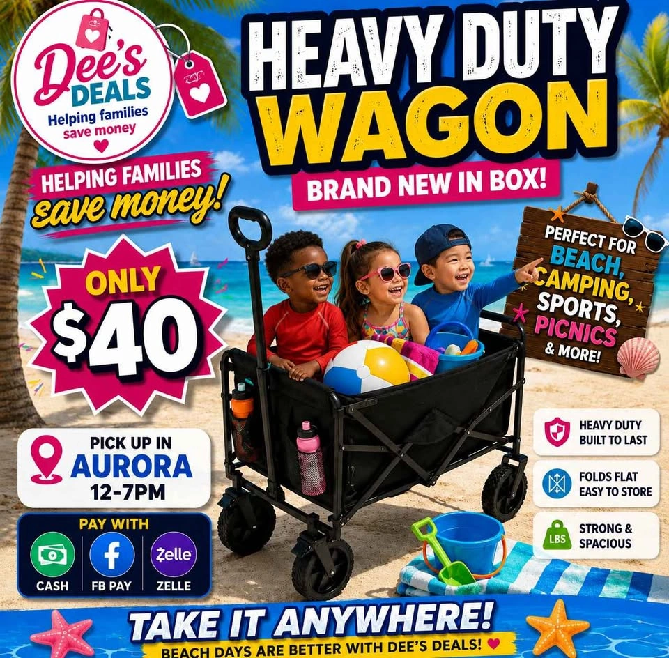 Heavy Duty Wagon BRAND NEW IN BOX ONLY $40 - photo 2