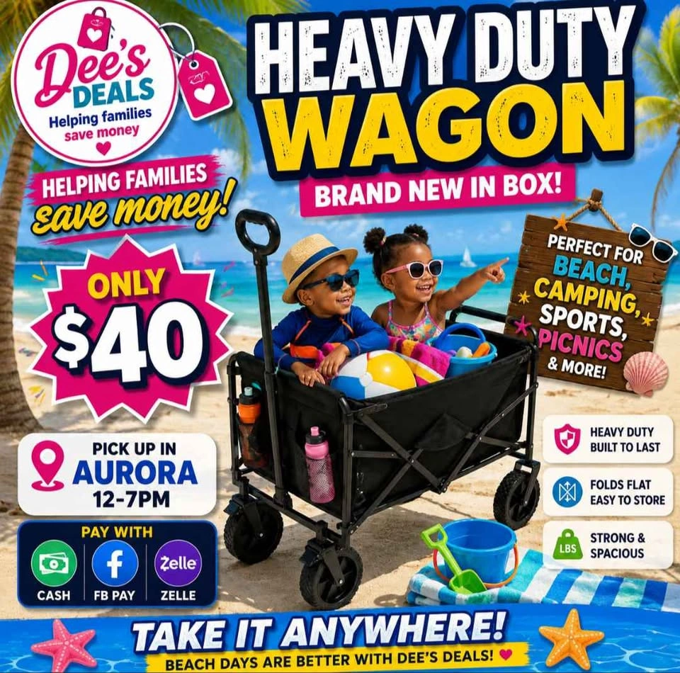 Heavy Duty Wagon BRAND NEW IN BOX ONLY $40 - photo 4