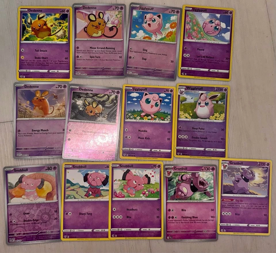 Pokémon card cuties lot #1