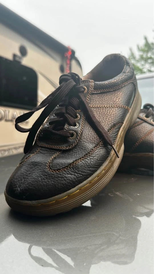 Dr. Martens Brown Mitchell Leather Oxford Shoes - photo 2