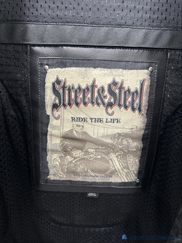 Street & Steel Anarchy Black Armored Motorcycle Jacket - photo 3