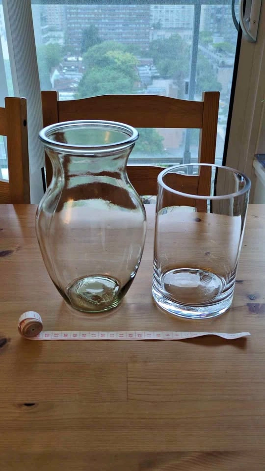 Glass vases