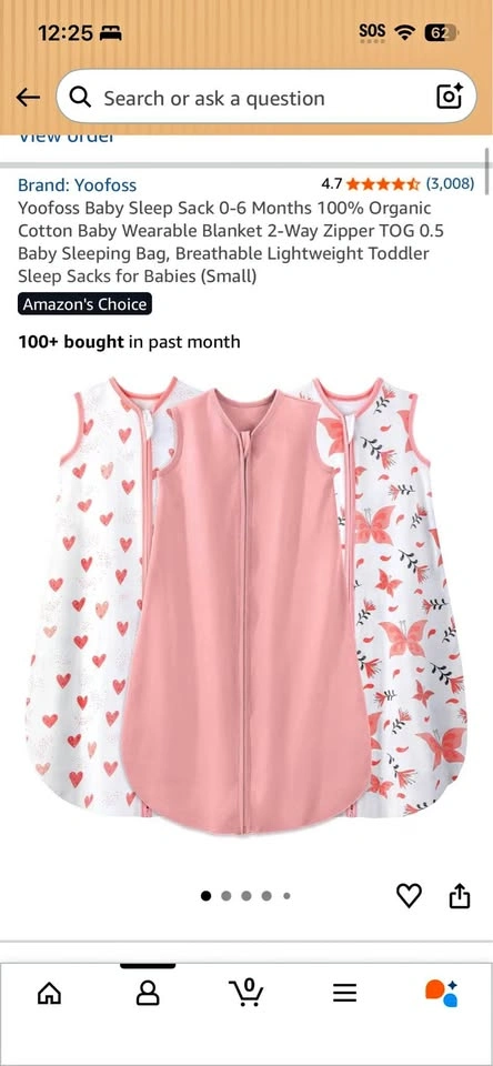 Baby Girl Sleepsack Set of 3