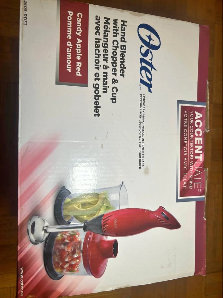 BNIB Oster Hand Blender & Chopper