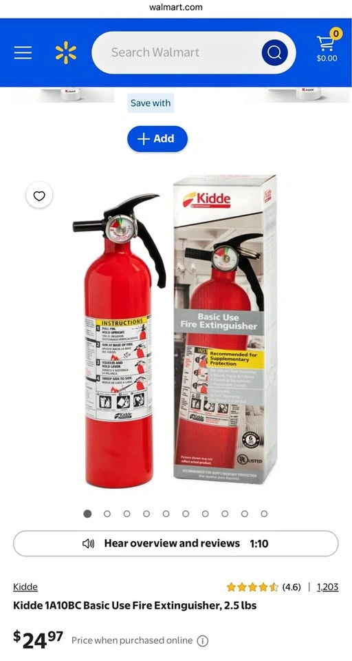 KIDDIE FIRE EXTINGUISHER