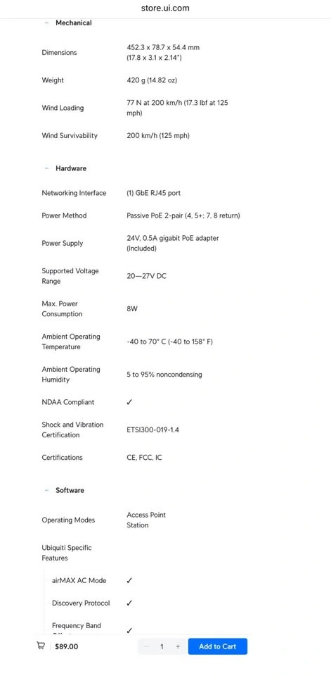LITE AP UNIFI - photo 4