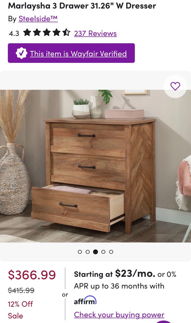 Night tables/Dressers