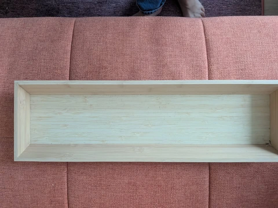 Bamboo Drawer Organizer Set (2 Trays) - photo 2