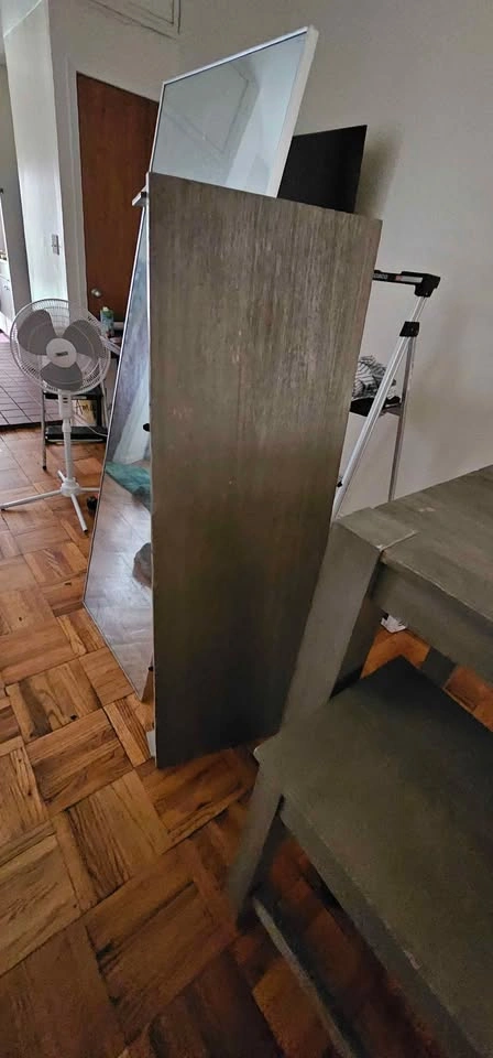 Large Gray Rectangular/Square Dining Table - photo 5