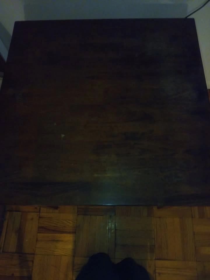 Small Dark Brown Rectangular Table - Pickup in Brooklyn - photo 2