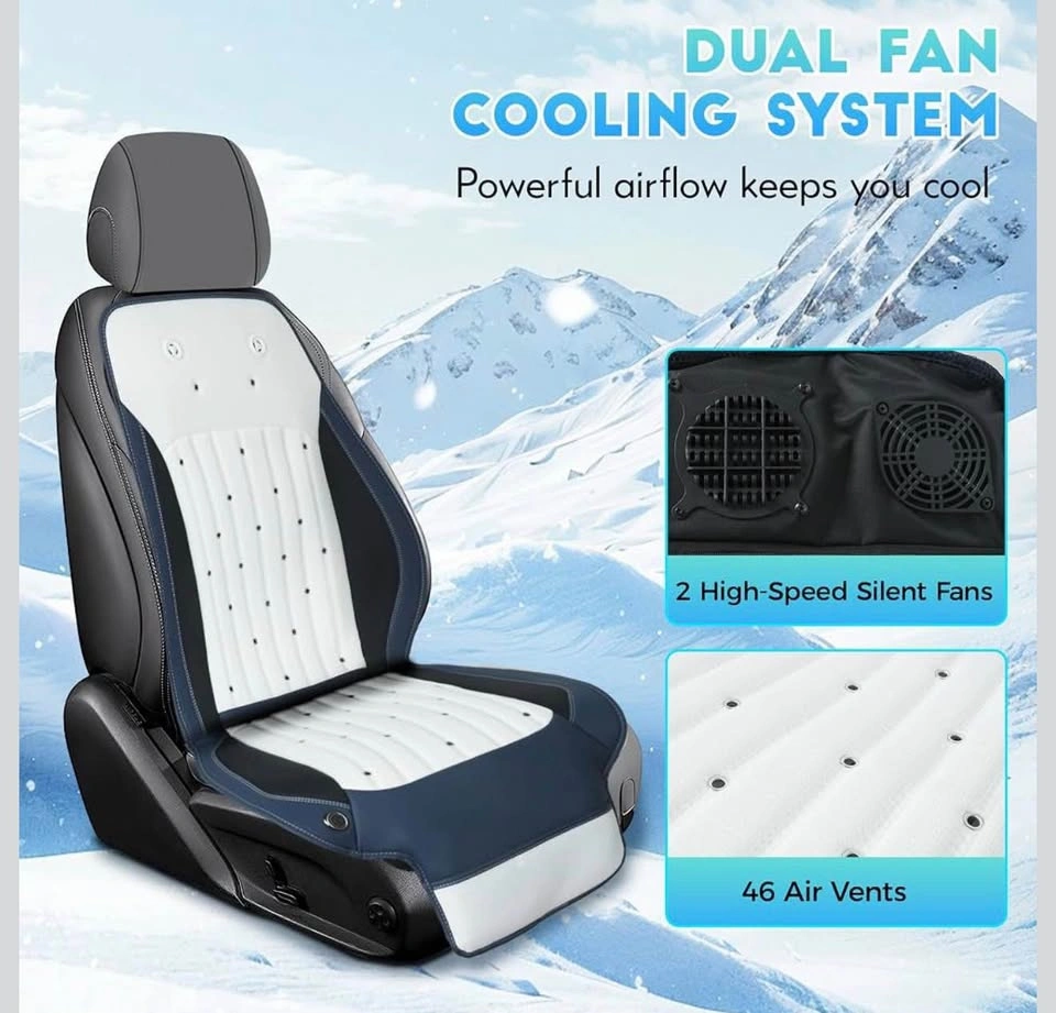 12V AC Cooling Car Seat Cover (Universal Fit) - photo 3