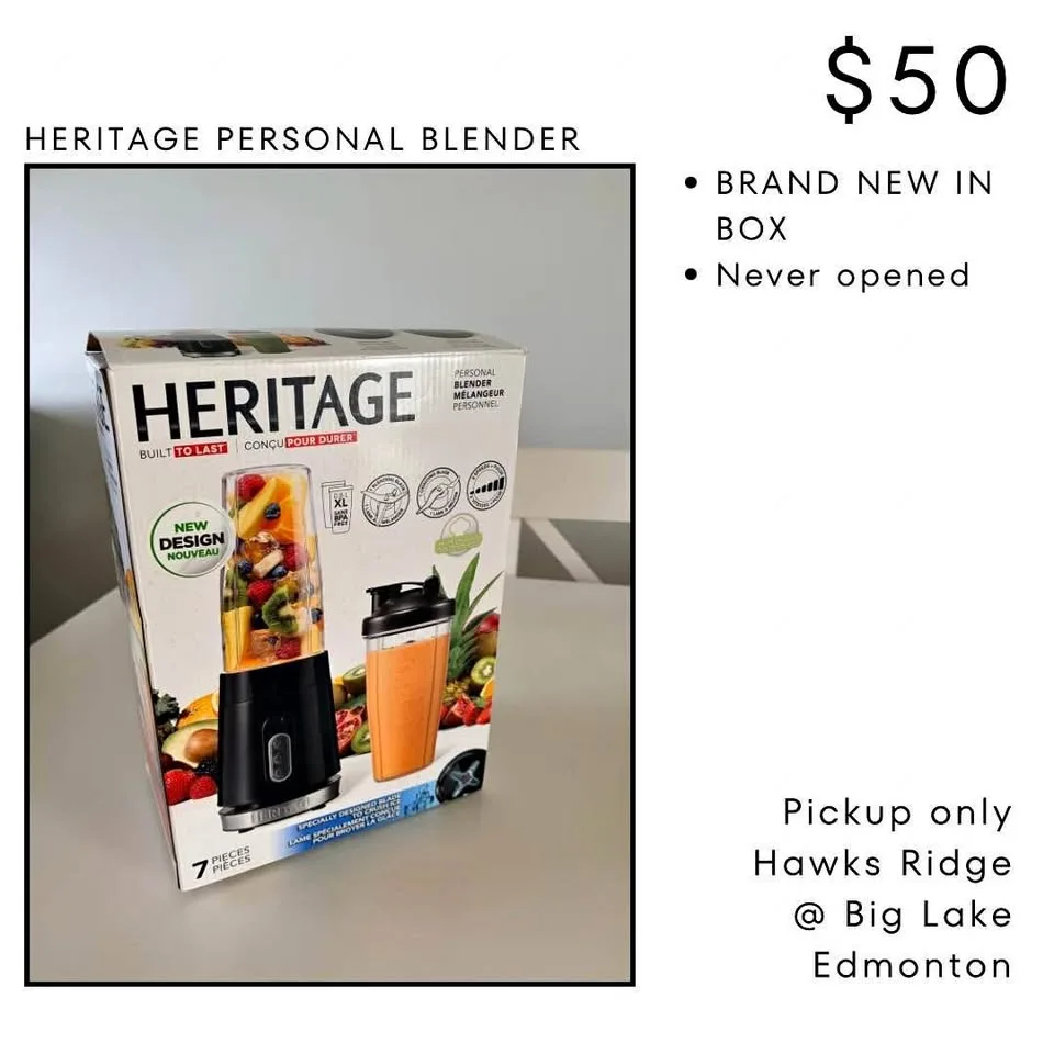 Heritage Personal Blender - BRAND NEW IN BOX