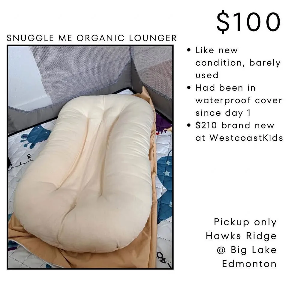 Snuggle me organic lounger