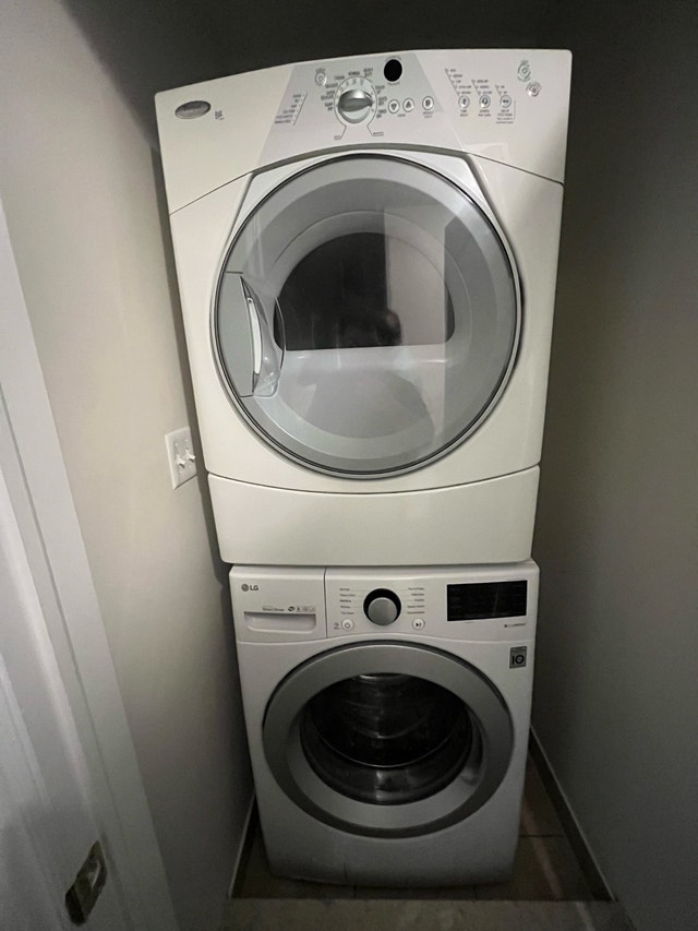 LG Washer and Whirlpool Dryer