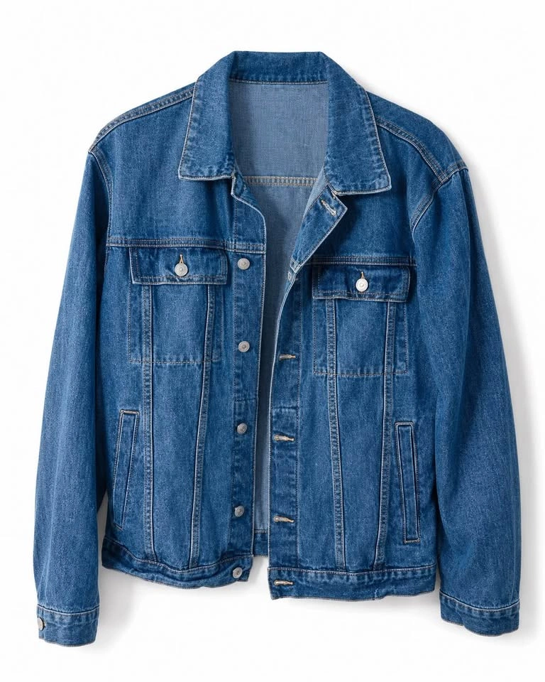 Light Blue Denim Jacket – Size Large - photo 2