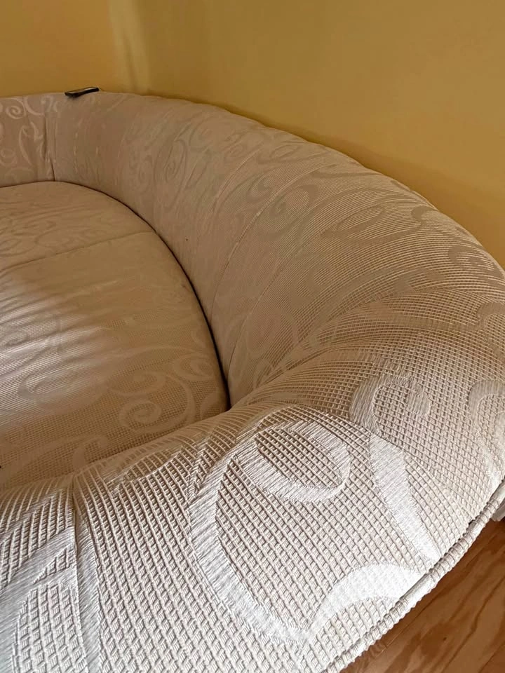2 Elegant Curved Sofas – Excellent Condition