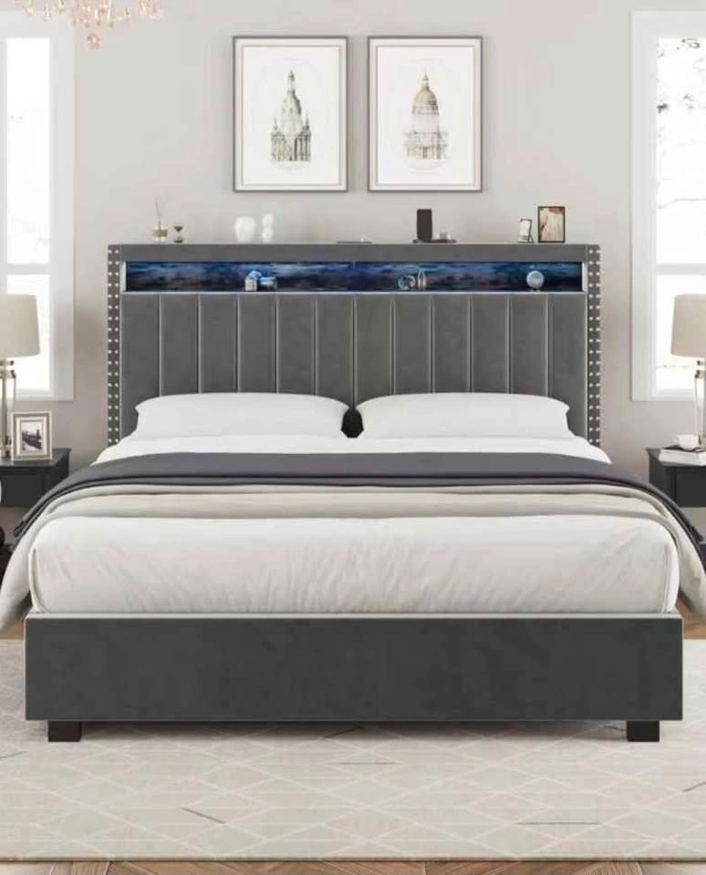 BN-Queen Size Platform Storage Bed - photo 2