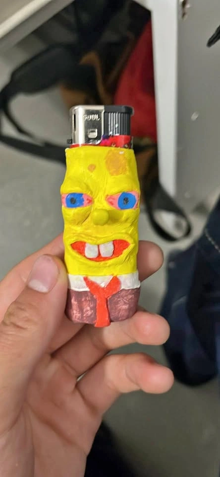 SpongeBob lighter case
