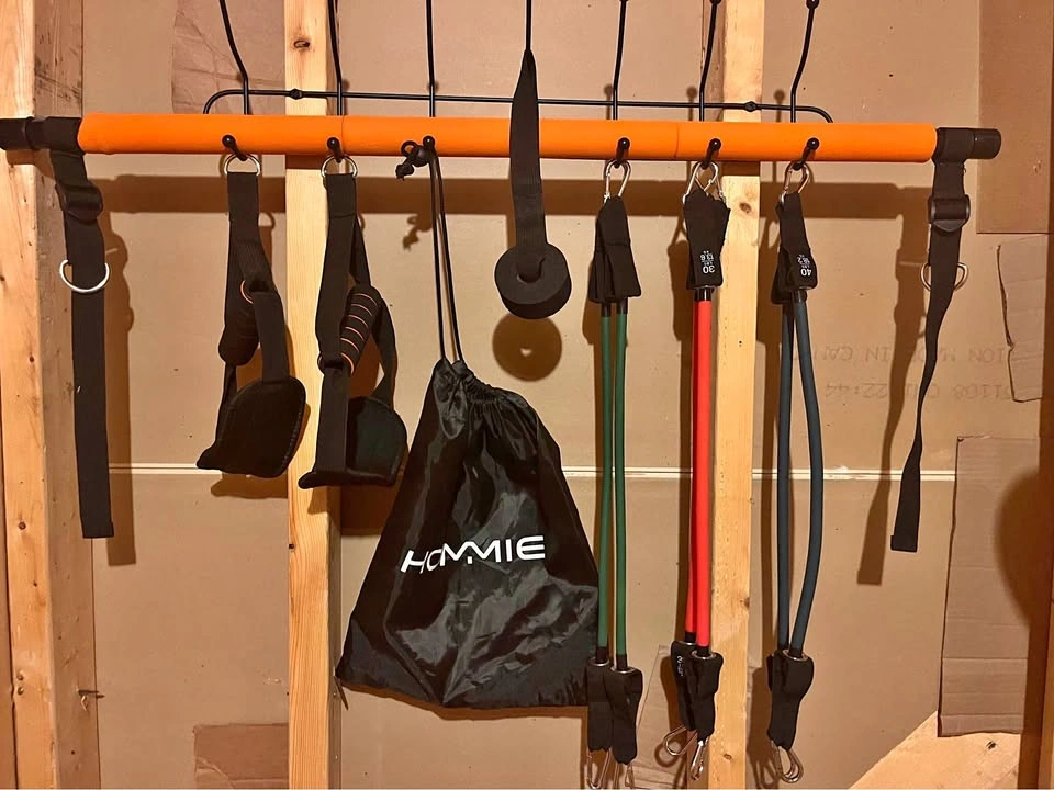 Pilates Bar Kit with Resistance Bands for Men and Women