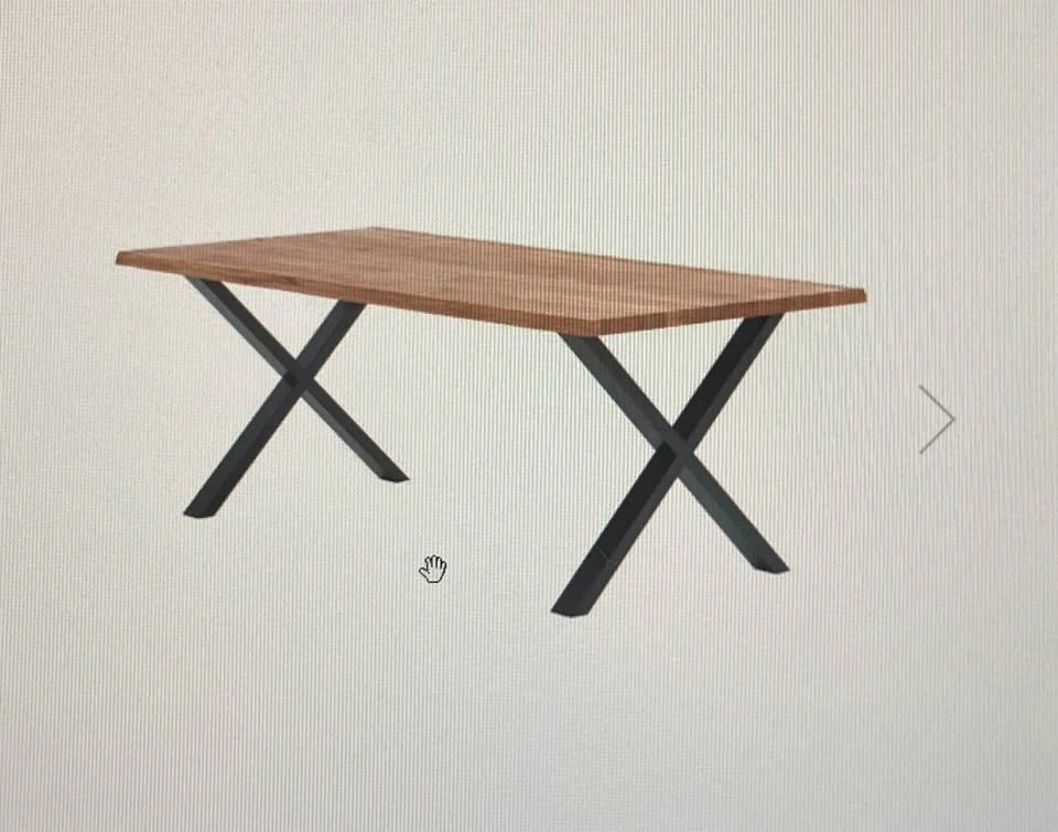 Modern Live-Edge Oak Dining Table - photo 5