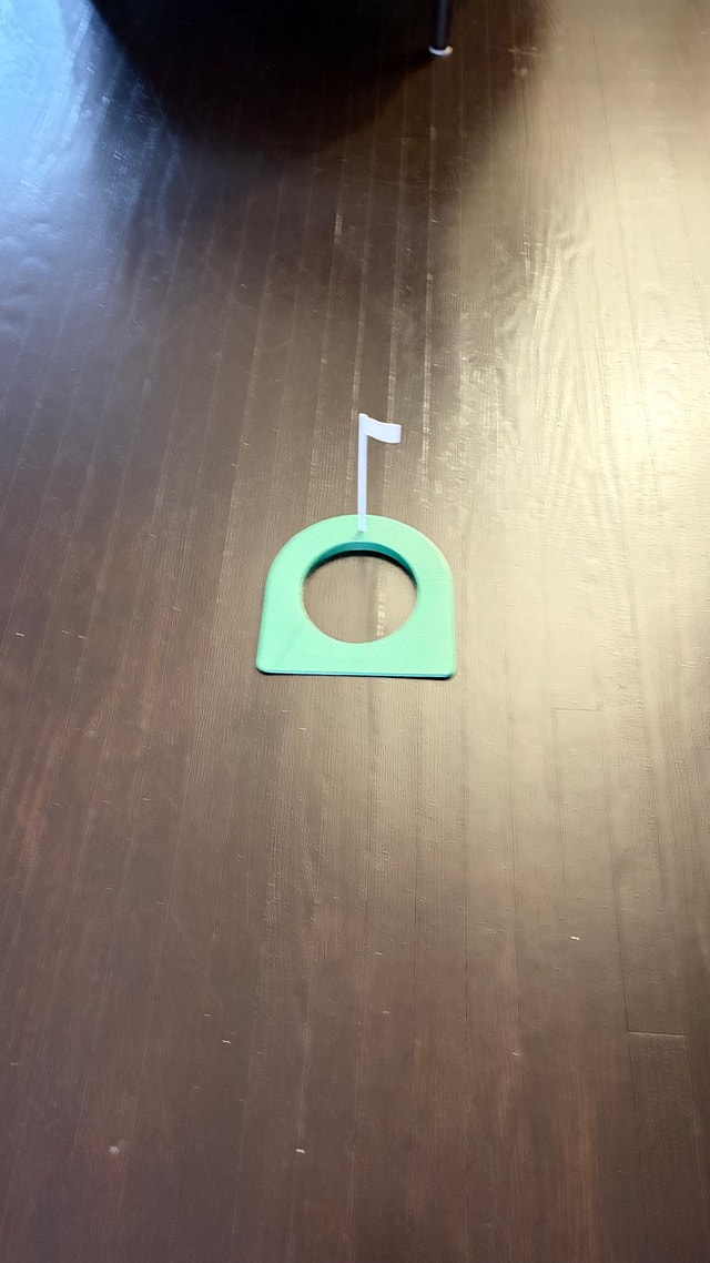 putting target