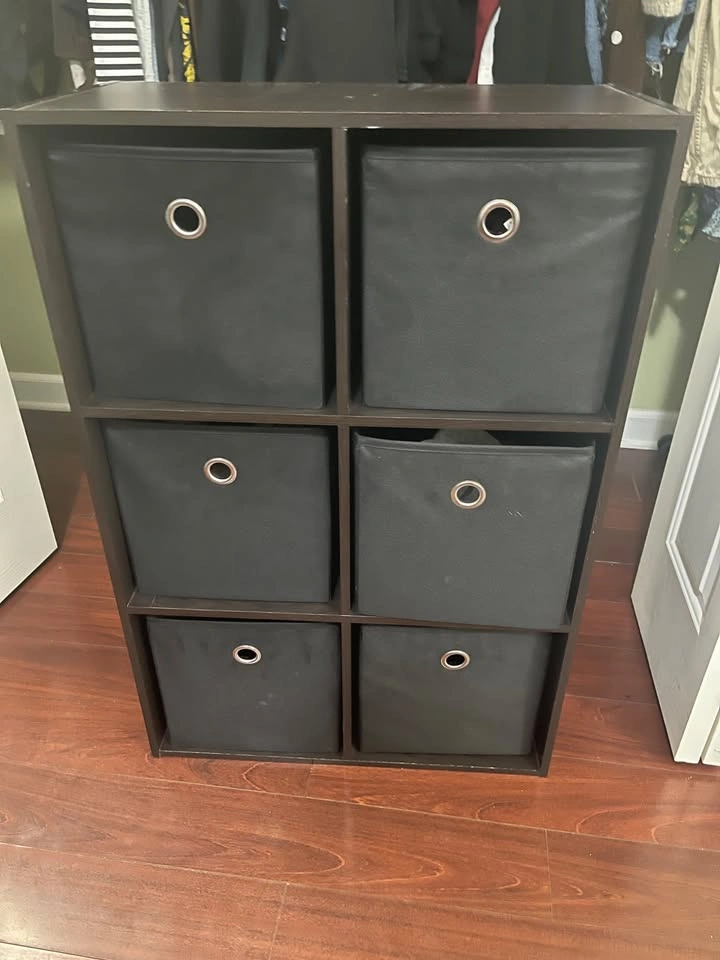 6 cube storage shelf/bookcase - photo 2