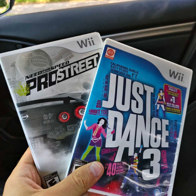 Wii games: Need for Speed: ProStreet and Just Dance 3 - photo 2
