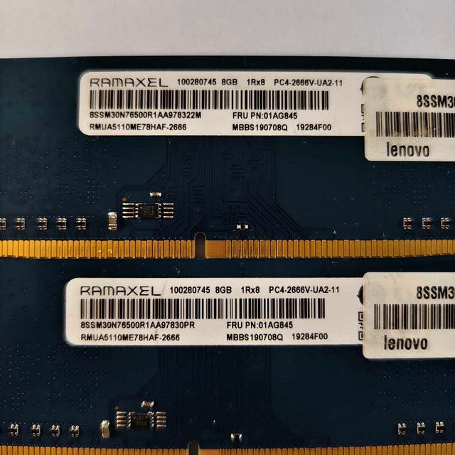 DDR4 Desktop RAM 8Gb sticks for trade! - photo 2