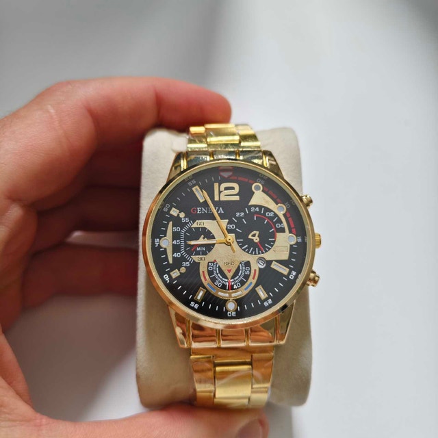 Men's Gold Luxury Classic Watch — Brand New ✨