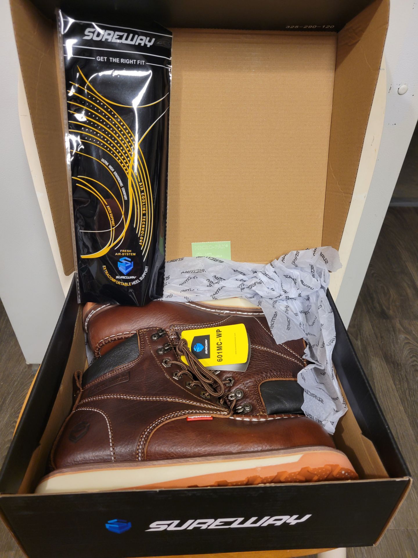 Sureway Composite Toe Waterproof Work Boots Dark Brown Sz 8 - photo 3