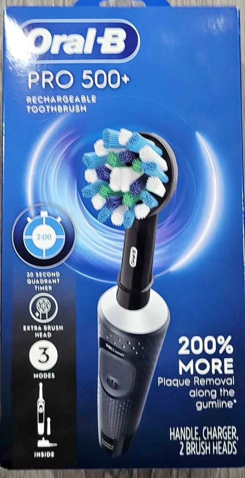 Oral-B PRO 500+ Rechargeable Toothbrush